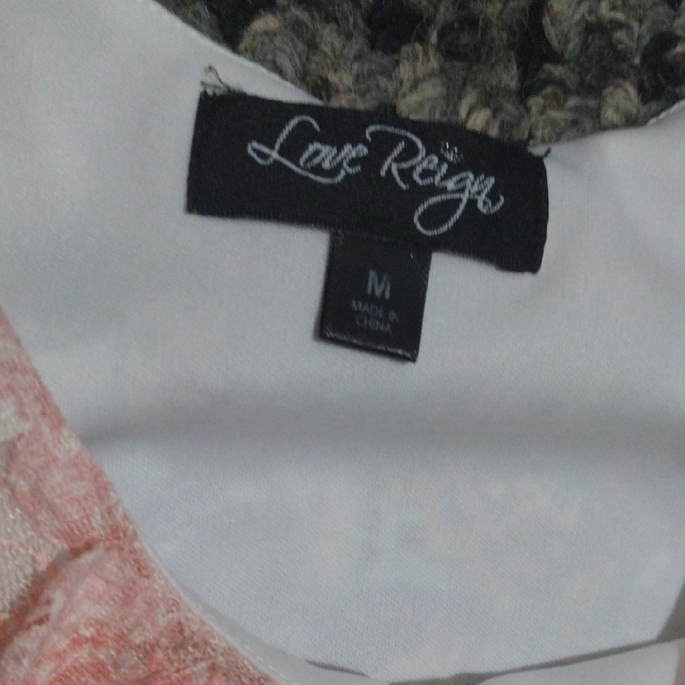 Love Reign Pink and Blue Paisley Kids Dress - Picture 3 of 5
